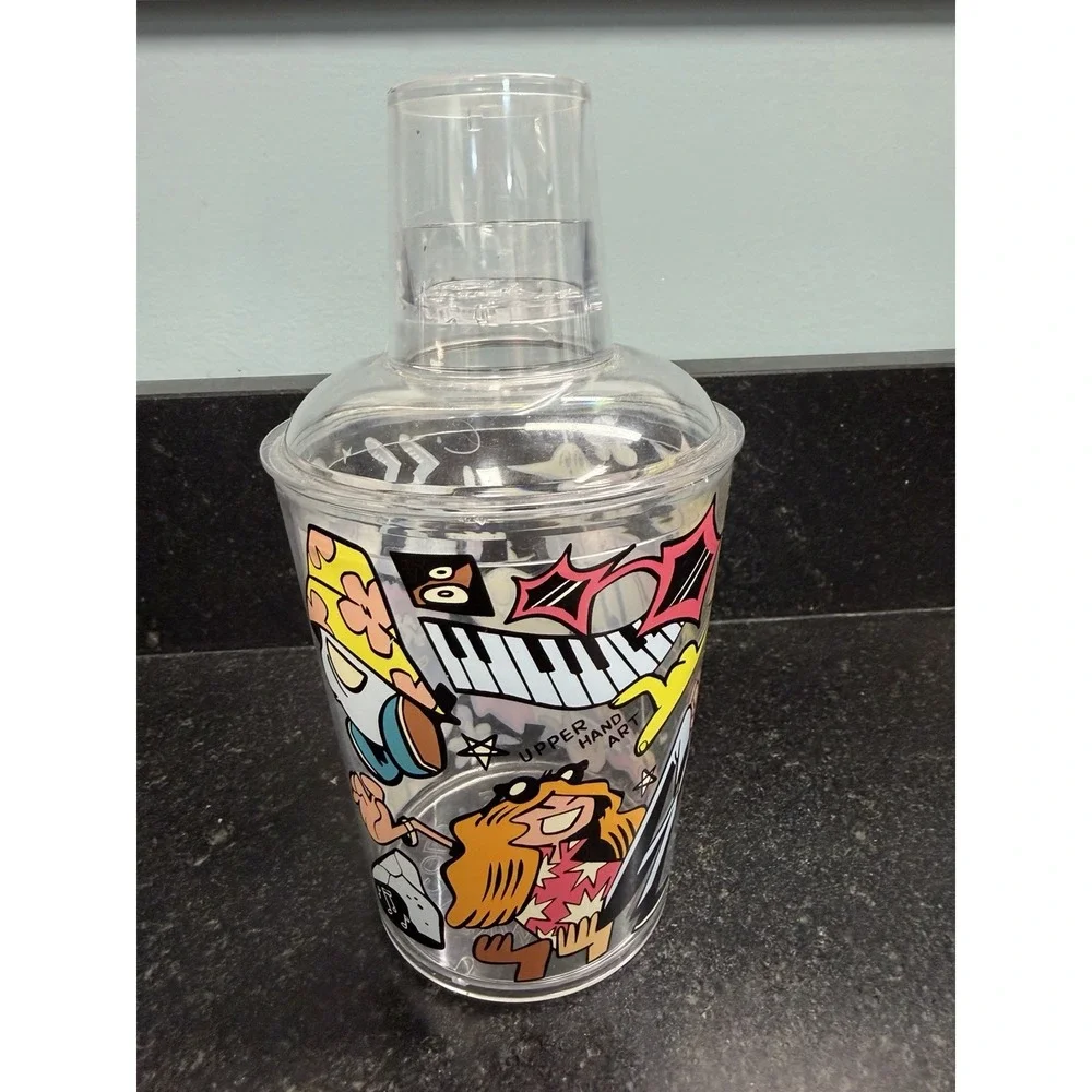 LIVE NATION Cocktail Juice Shaker Cup w/Shot Glass Upper Hand Art Brian Butler